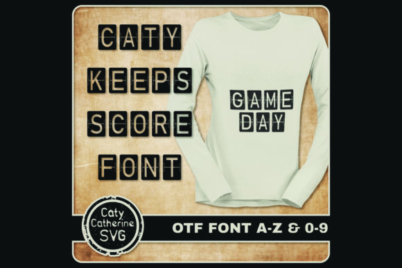 Caty Keeps Score: A Playful Font for Creative Projects