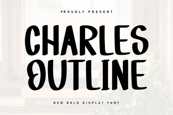Charles Outline: A Sweet and Beautiful Handwritten Font