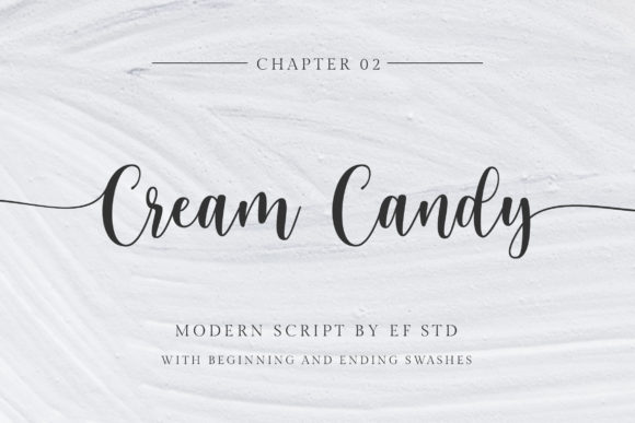 Cream Candy: The Beautiful Modern Script Font