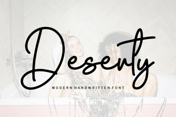 Discover Deserty: A Sweet Handwritten Font for Elegant Designs