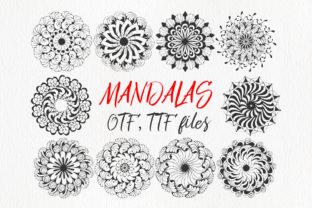 Discover Mandings: Unique Hand-Drawn Mandala Font