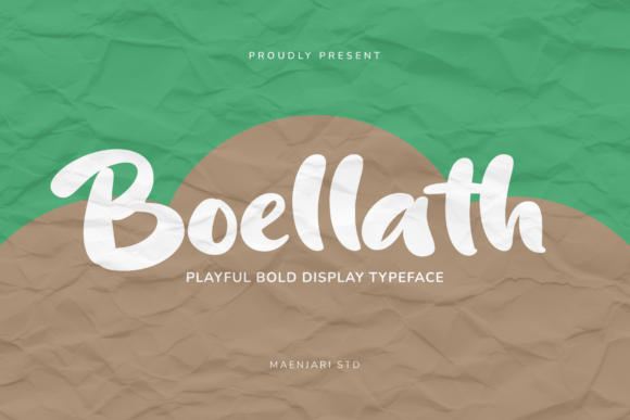 Discover the Charm of Boellath: A Font for Playful Creations