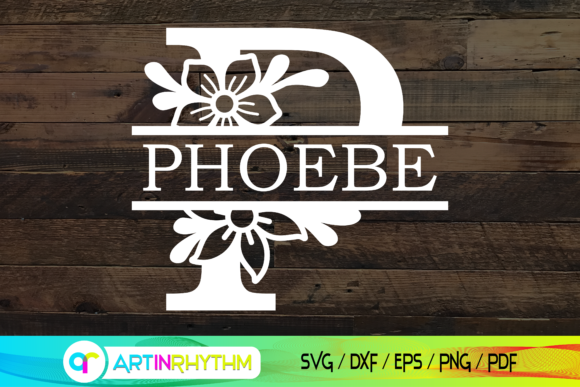 Elegant Split Letter P Monogram Design for Creative Projects