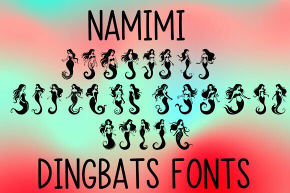 Namimi: A Whimsical Mermaid-Inspired Display Font