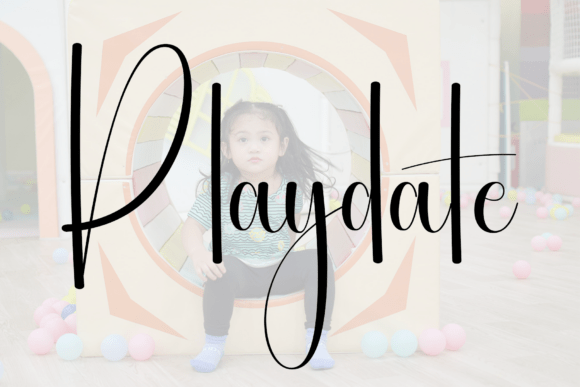Playdate: A Fluid Handwritten Script for Elegant Design