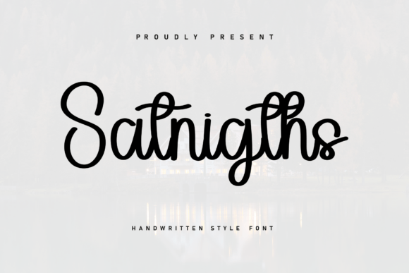 Satnigths: A Sweet Handwritten Font for Cozy Designs