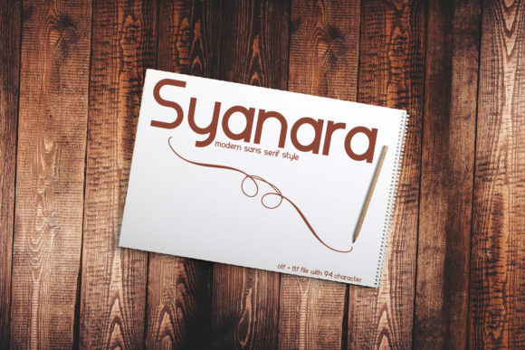 Syanara: A Minimalist Sans Serif for Modern Design