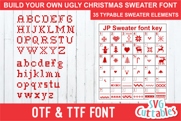 Ugly Christmas Sweater: A Fun and Festive Font for Your Projects